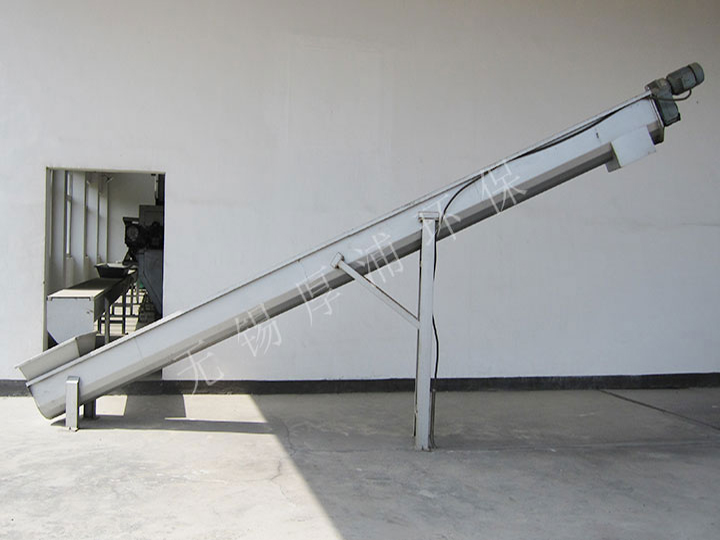 浙江桐廬汙水廠-螺旋輸送機